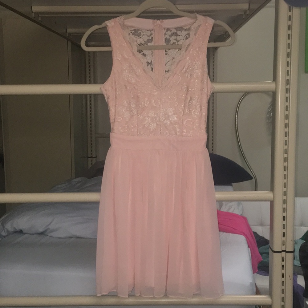 Light Pink Lacy Dress